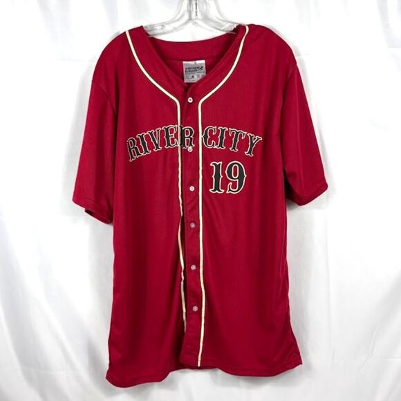 River City Rascals XL Baseball Jersey #19 Frontier League - Picture 1 of 5